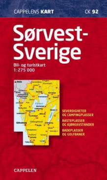 kart over sørvest sverige Sørvest Sverige (Kart, falset)   Utland | NorskeSerier